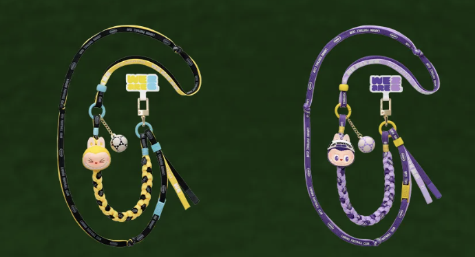 Pop Mart THE MONSTERS x FIFA World Cup 2026 | Long Lanyard Blind Box Plush Pendant