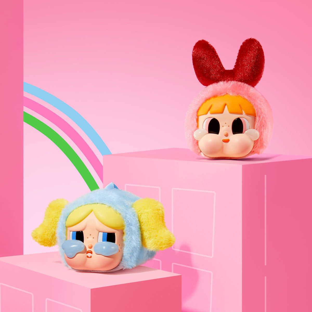 Cry Baby & PowerPuff Girls Series-Vinyl Face Plush Blind Box