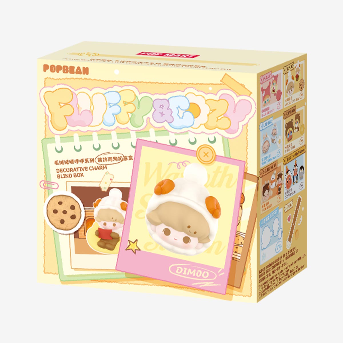 POP BEAN Fluffy & Cozy Series-Decorative Charm Blind Box