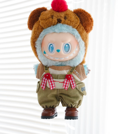 Monster Baby Denim Overalls — Gen 1/2/3 Compatible Outfit