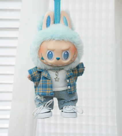 Monster Baby Denim Overalls — Gen 1/2/3 Compatible Outfit