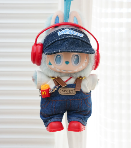 Monster Baby Denim Overalls — Gen 1/2/3 Compatible Outfit