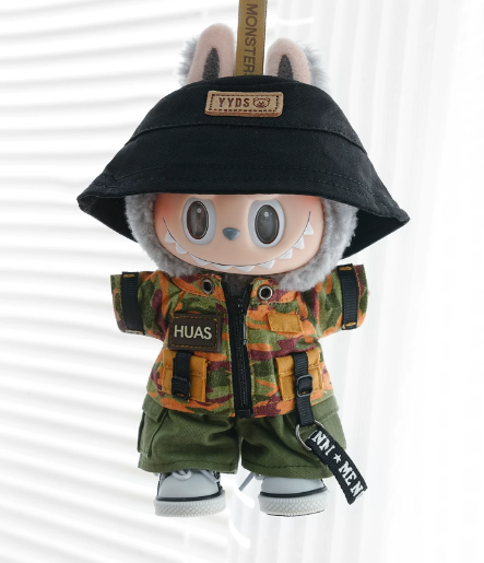 Monster Baby Denim Overalls — Gen 1/2/3 Compatible Outfit