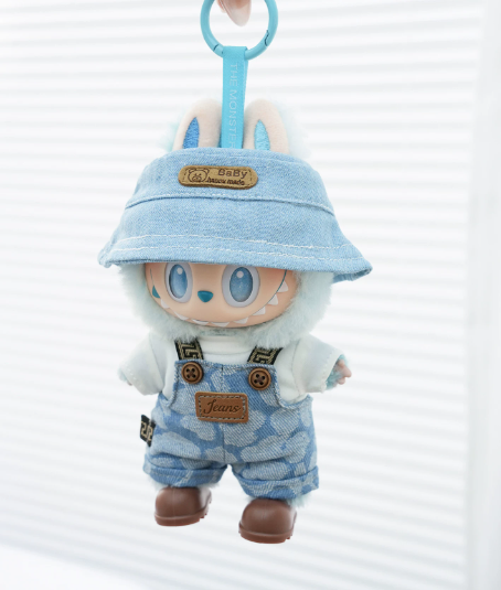 Monster Baby Denim Overalls — Gen 1/2/3 Compatible Outfit
