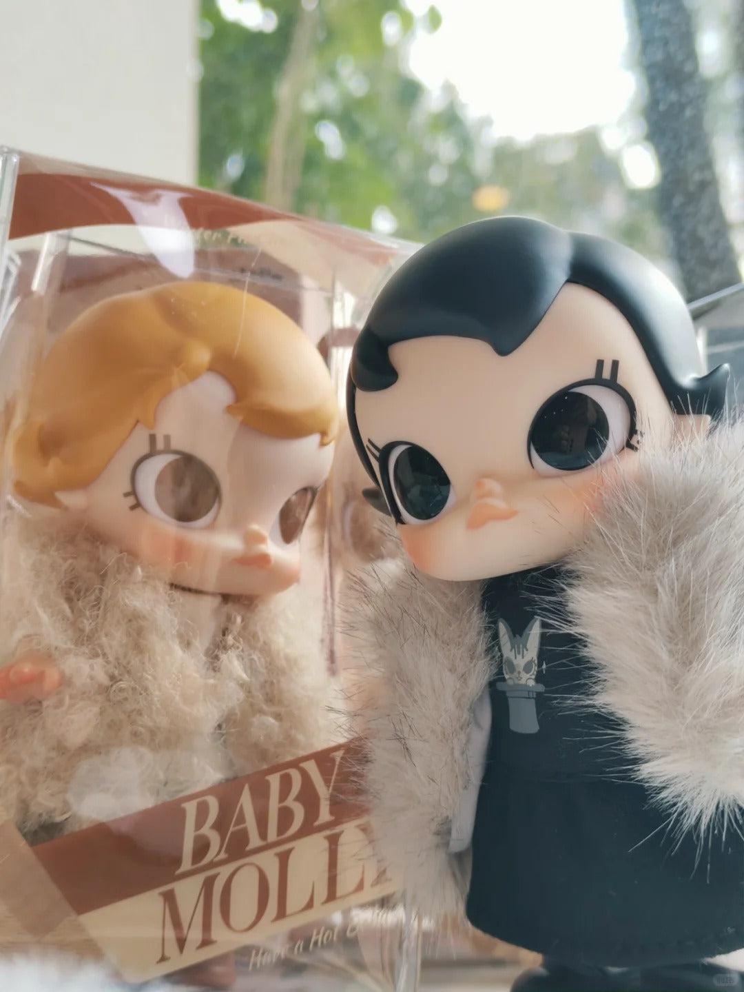 Baby molly winter fit check series-vinyl plush pendant