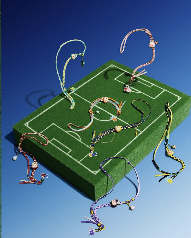 Pop Mart THE MONSTERS x FIFA World Cup 2026 | Long Lanyard Blind Box Plush Pendant