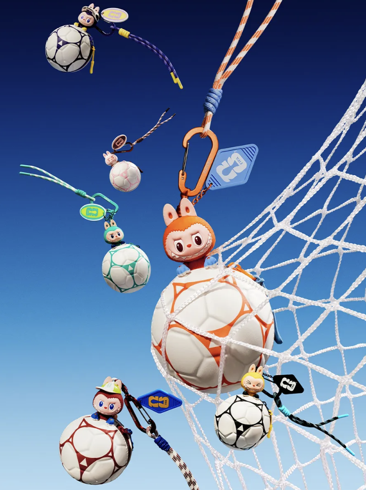 Pop Mart THE MONSTERS x FIFA World Cup 2026 | Football-Shaped Mini Bag Blind Box