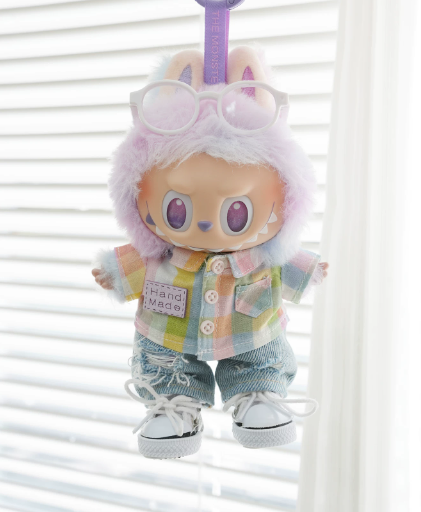 Monster Baby Denim Overalls — Gen 1/2/3 Compatible Outfit