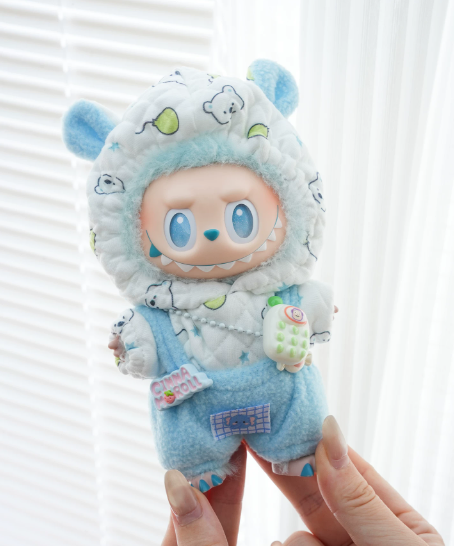 Monster Baby Denim Overalls — Gen 1/2/3 Compatible Outfit