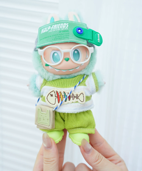 Monster Baby Denim Overalls — Gen 1/2/3 Compatible Outfit