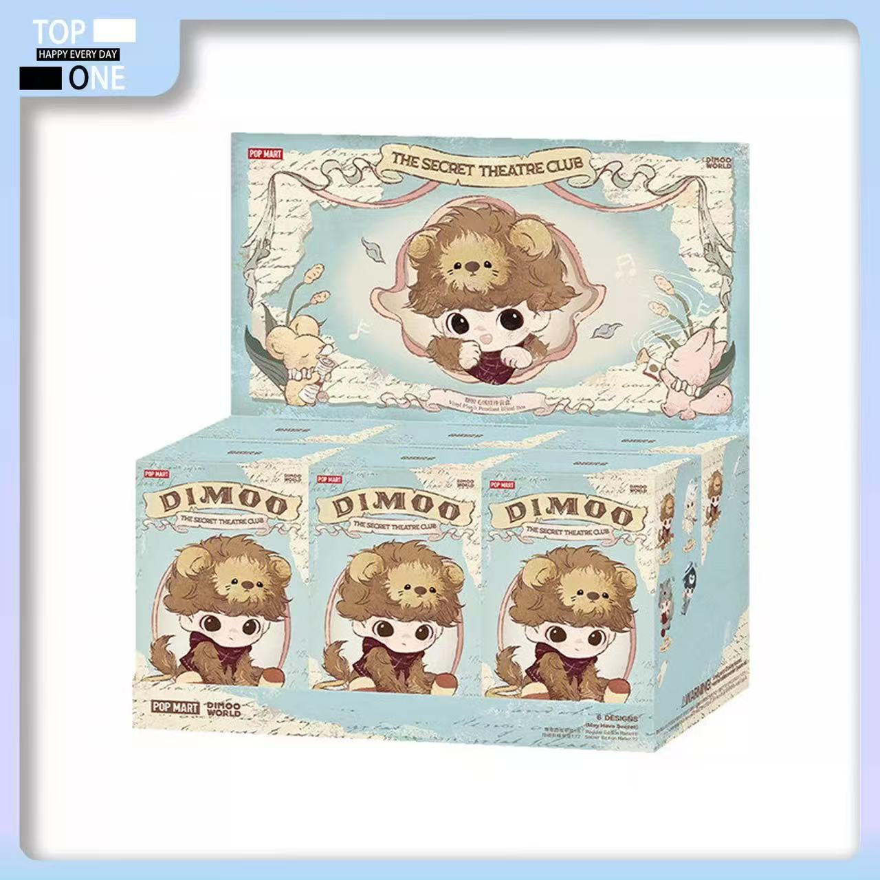 （NEW）DIMOO Secret Theater Series - Vinyl Plush Keychain Blind Box